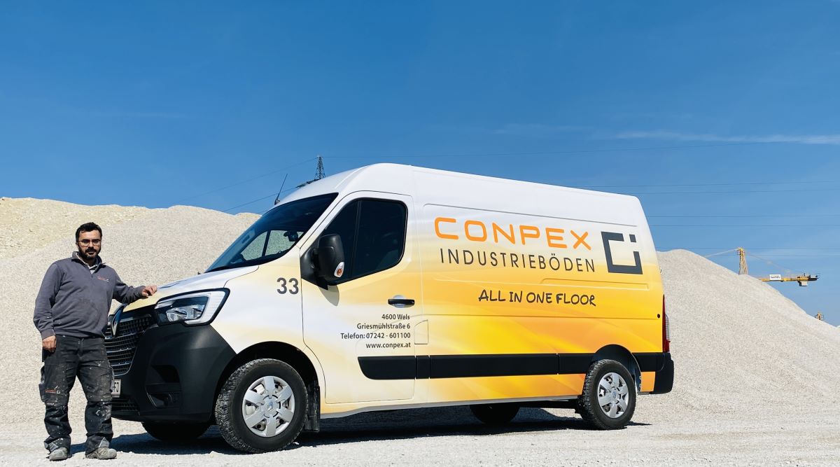 Conpex Industrieböden Flotte im neuen Design